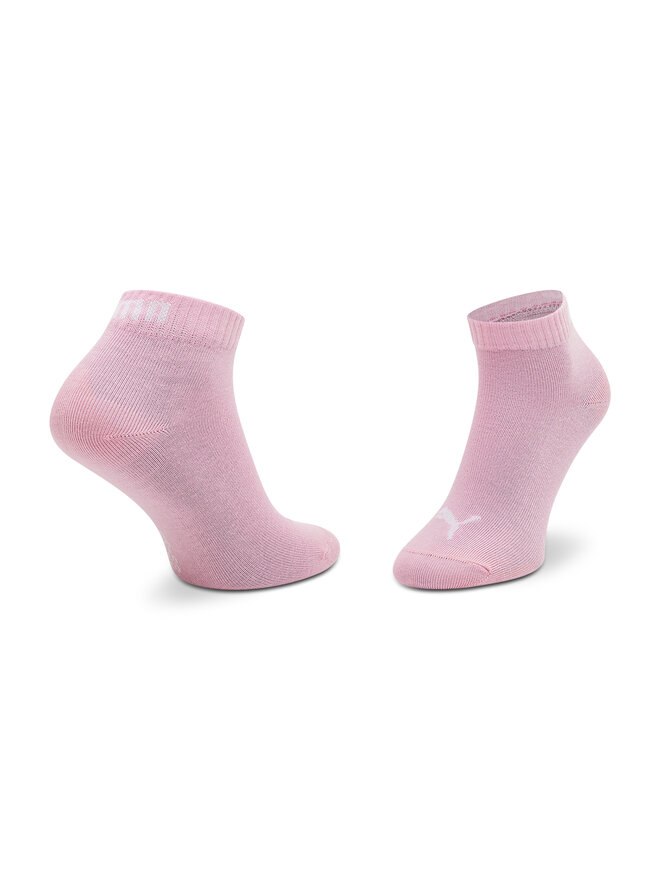 Puma 3 pares de calcetines cortos para mujer Puma Quarter 906978 08 Rosa