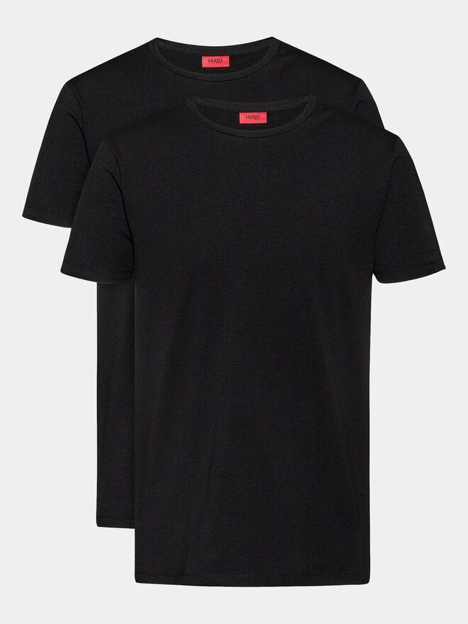 HUGO Hugo 2er-Set T-Shirts Round 50325440 Schwarz Regular Fit