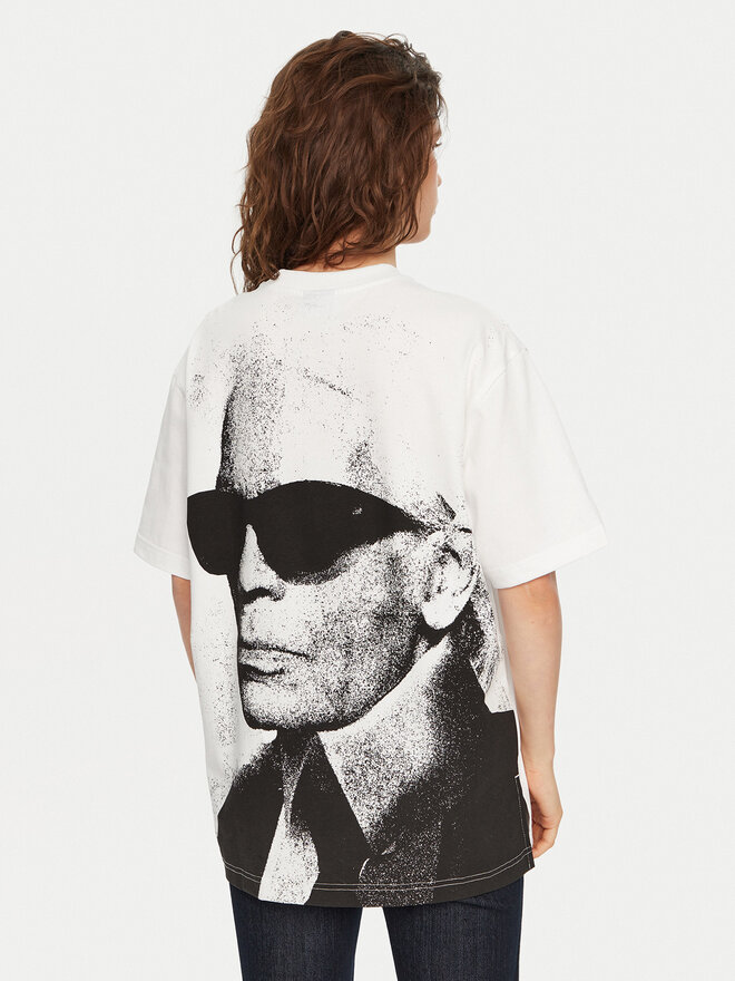 Karl Lagerfeld Jeans Karl Lagerfeld Jeans T-Shirt A1W17030 Weiß Relaxed Fit