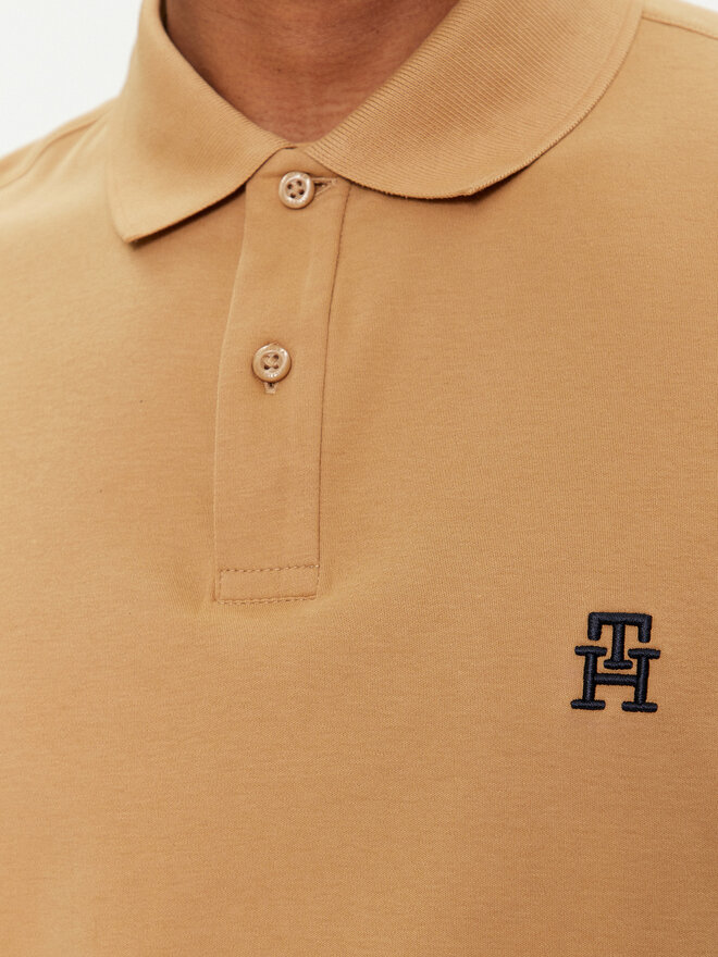 Tommy Hilfiger Tommy Hilfiger Polo Interlock MW0MW34783 Beis Regular Fit