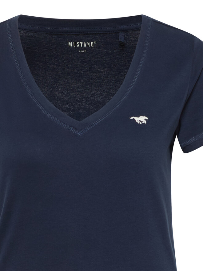 Mustang Mustang Majica Beverly 1016517 Mornarsko modra Slim Fit