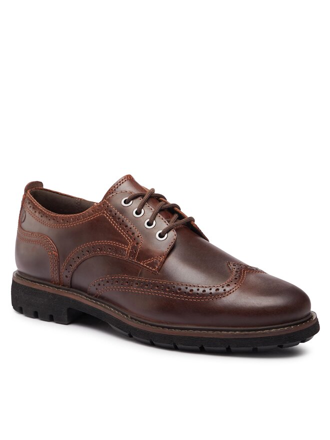 Clarks Półbuty Clarks Batcombe Far 261734397 Brązowy