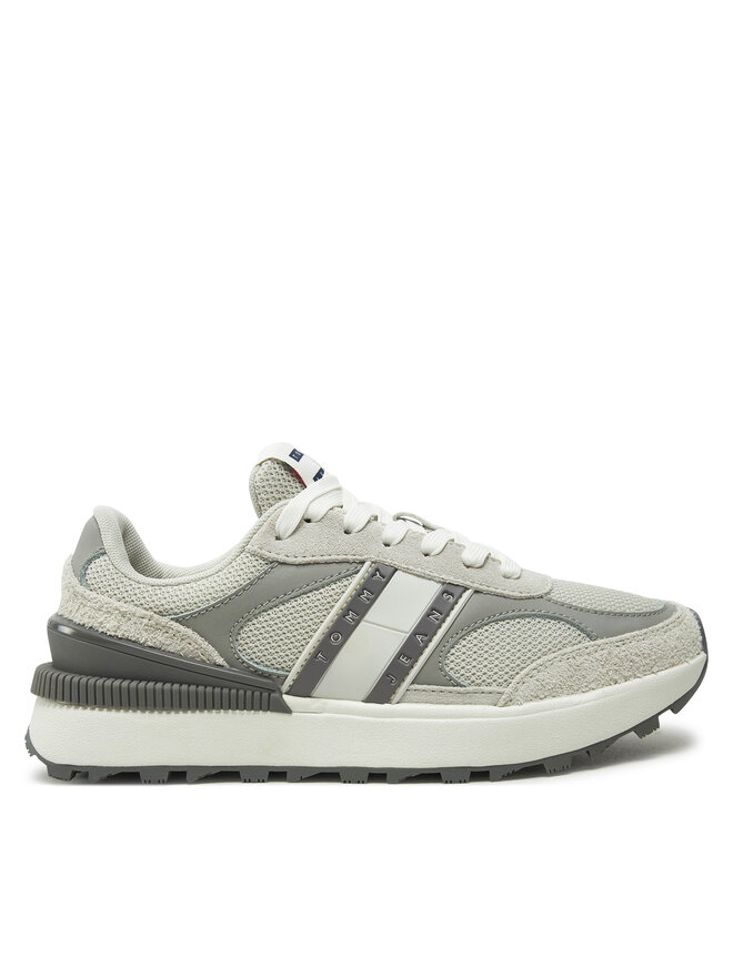 Tommy Jeans Сникърси Tommy Jeans Tjw Tech Runner EN0EN02705 Сив
