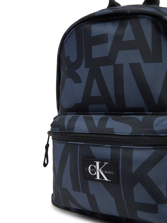 Calvin Klein Jeans Ruksak Calvin Klein Jeans Backpack Logo Aop IU0IU00693 Tmavomodrá