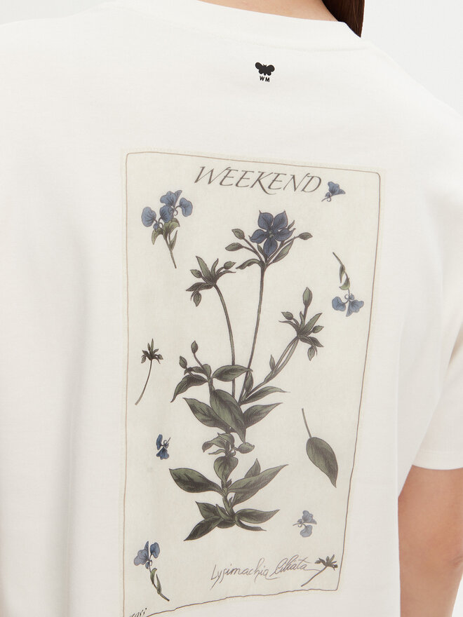 Weekend Max Mara Weekend Max Mara T-Shirt Lecco 2515941052 Weiß Boxy Fit