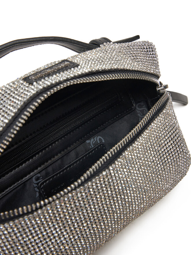 Steve Madden Ročna torba Steve Madden Bkeli SM13001579 Srebrna