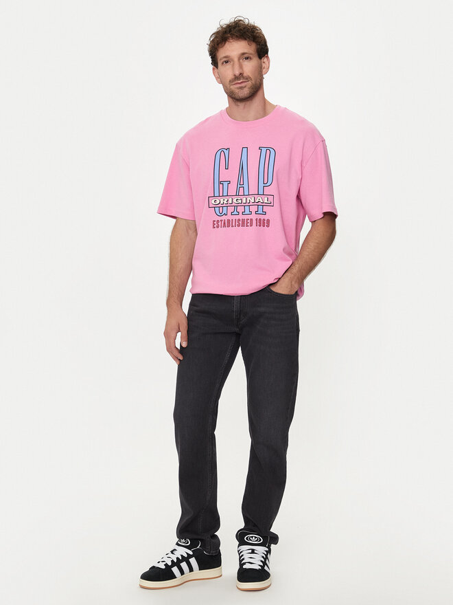 Gap Gap Marškinėliai 664006-05 Rožinė Regular Fit