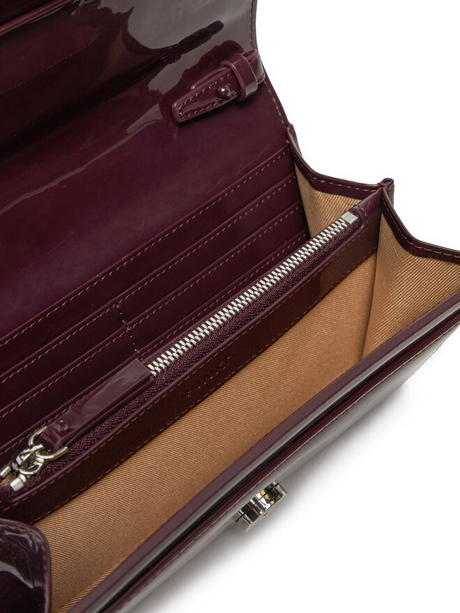 PINKO Kabelka PINKO Love One Wallet C. AI 24-25 PLTT 100062 A20G Fialová