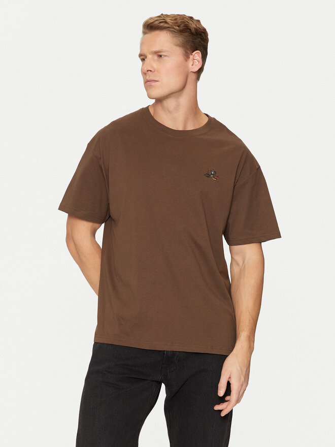 Solid Solid Camiseta Manes 21108333 Negro Regular Fit