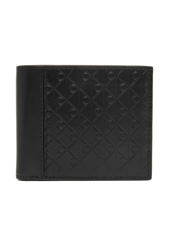 Calvin Klein Geldbörse Calvin Klein Refined Emblem Mix Billfold W/ F LV04D1317G Schwarz