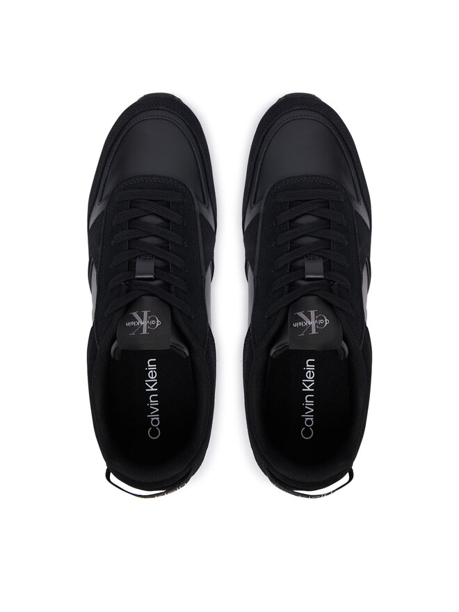 Calvin Klein Sneakers Calvin Klein Toothy Runner Irregular Lines YM0YM01461 Schwarz