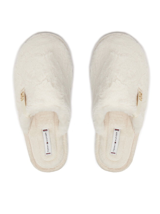 Tommy Hilfiger Pantofole Tommy Hilfiger Trenerzy Confort Home FW0FW08138 Bianco