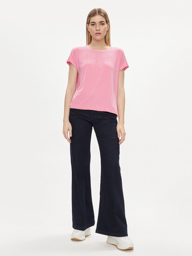 Liu Jo Liu Jo Футболка TA4194 JS360 Рожевий Regular Fit