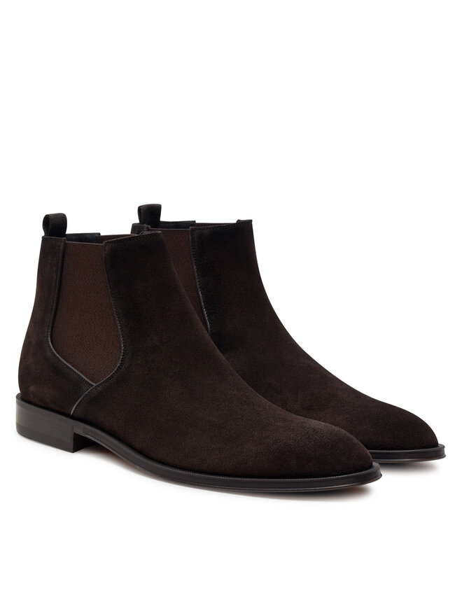 BOSS Klassische Stiefeletten BOSS Derrek_Cheb_SDPI 50516470 Braun