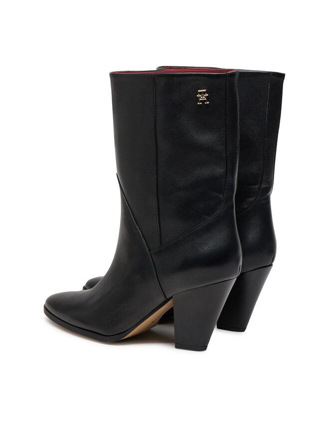 Tommy Hilfiger Μποτάκια Tommy Hilfiger FW0FW08253 Μαύρο
