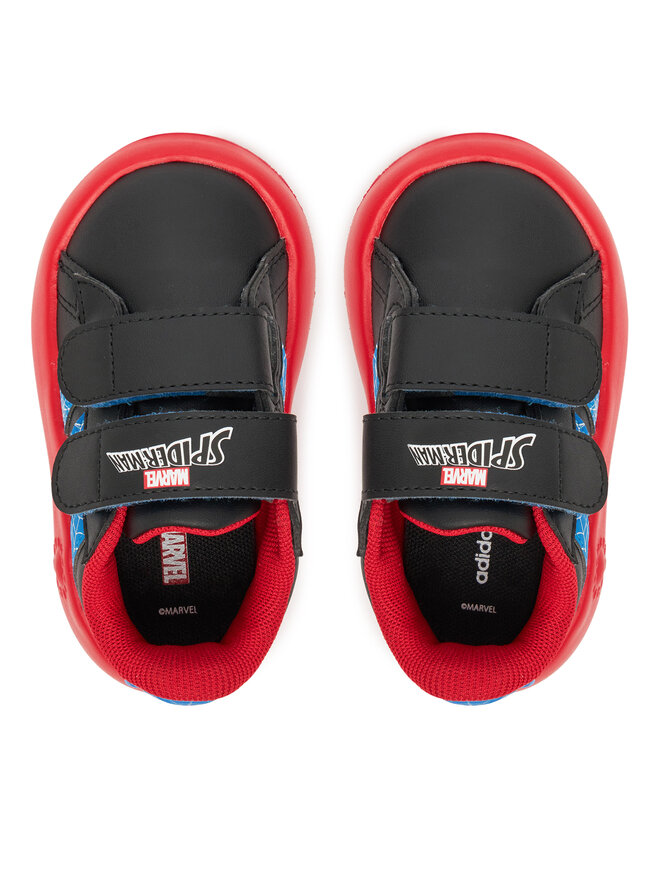 adidas Sneakersy adidas Grand Court Spider-Man Cf I JQ7828 Černá