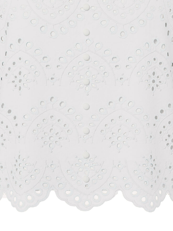 Pieces Pieces Felső Vilde 17156563 Fehér Regular Fit