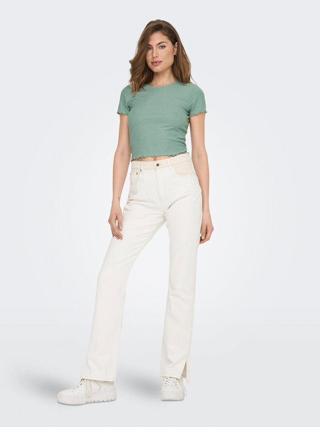 ONLY ONLY Camiseta Emma 15201206 Verde Regular Fit