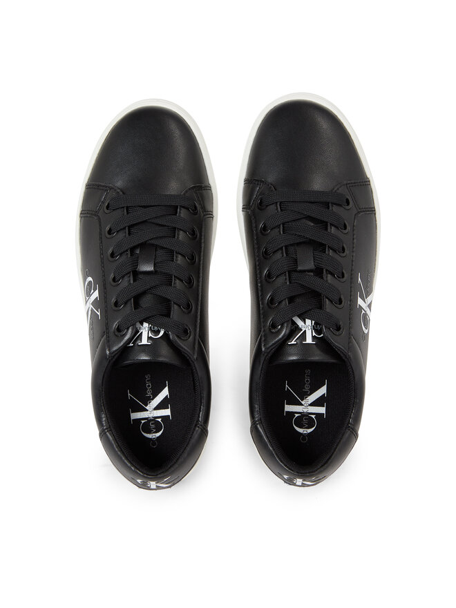 Calvin Klein Jeans Sportcipők Calvin Klein Jeans Classic Cupsole Laceup Lth Wn YW0YW01269 Fekete