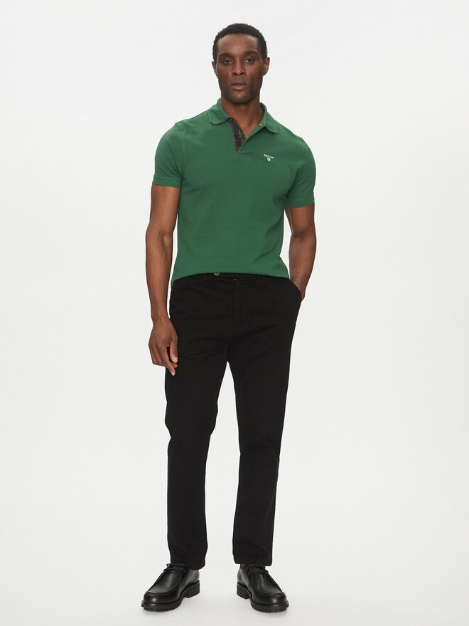 Barbour Barbour Poloshirt Tartan MML0012OL72 Grün Regular Fit