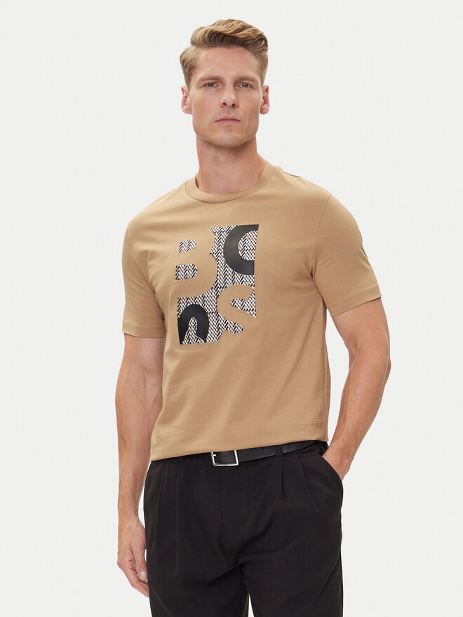 BOSS BOSS Camiseta H-Thompson 655 50543901 Beis Regular Fit