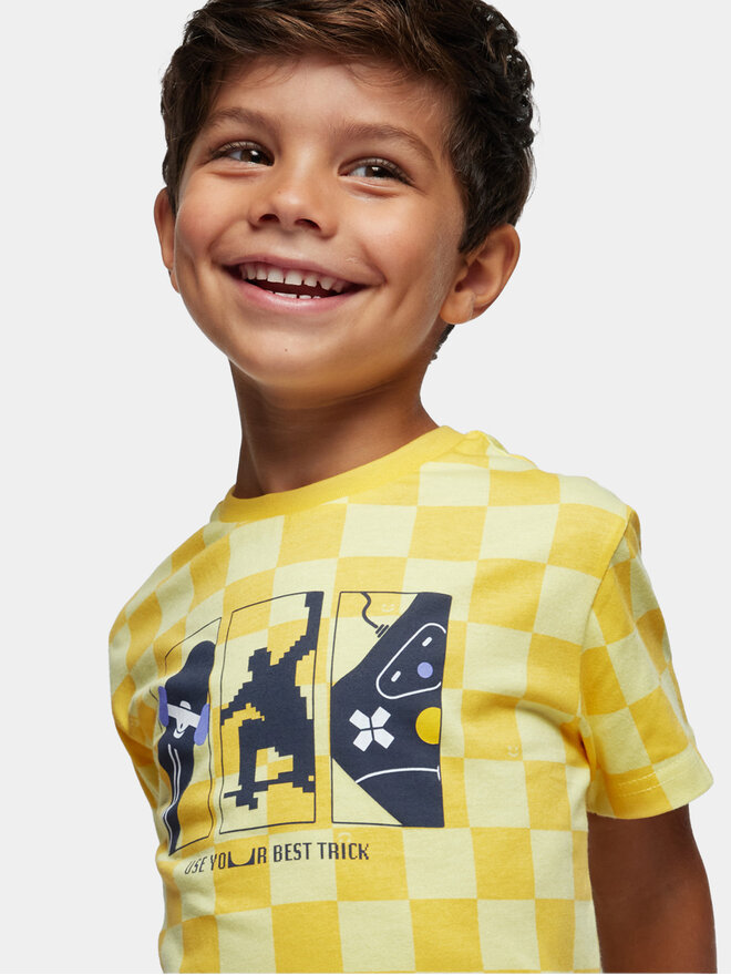 Mayoral Mayoral T-Shirt 3014 Κίτρινο Regular Fit
