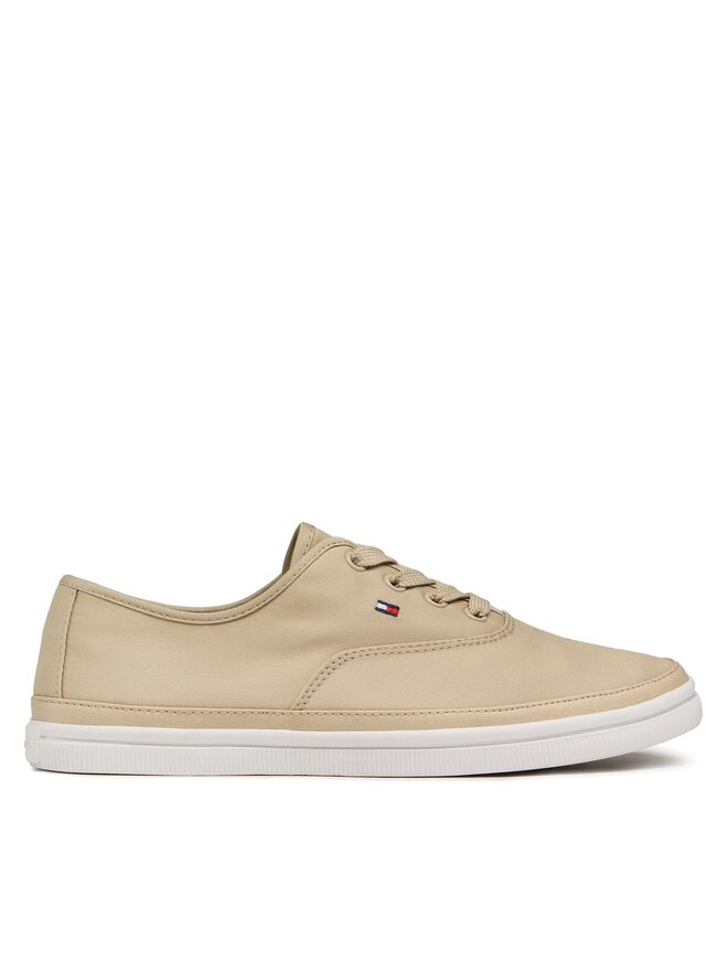 Tommy Hilfiger Sneakers aus Stoff Tommy Hilfiger Essential Kesha Lace Sneaker FW0FW06955 Beige
