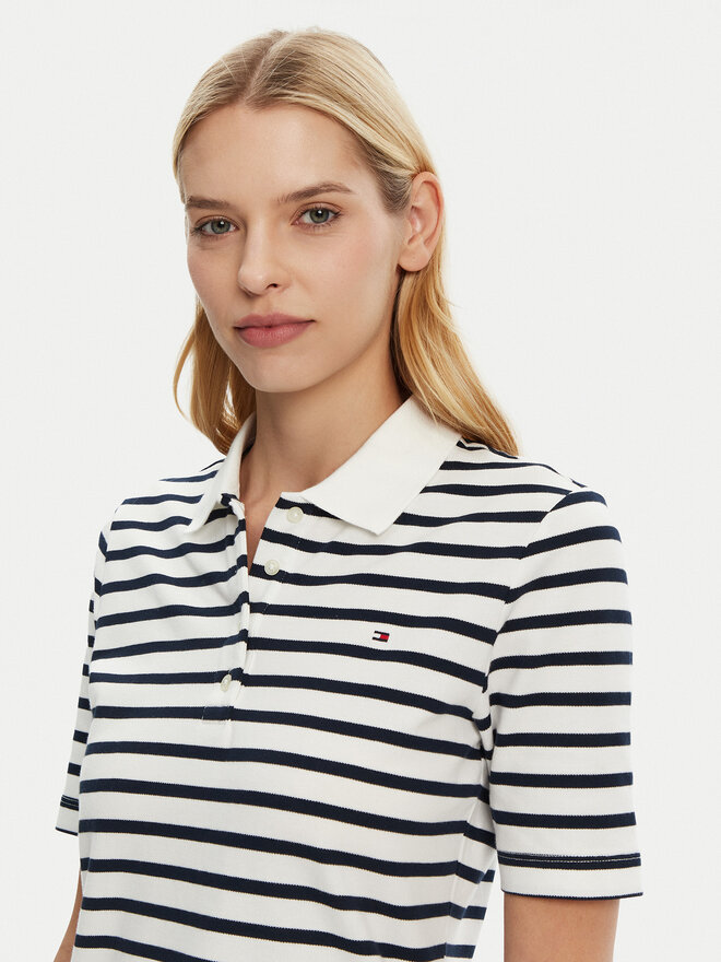 Tommy Hilfiger Tommy Hilfiger Pólóing 1985 WW0WW43224 Sötétkék Regular Fit