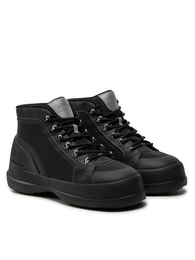 Moon Boot Schneeschuhe Moon Boot Luna Trek Mid Nylon 80D2480080 Schwarz