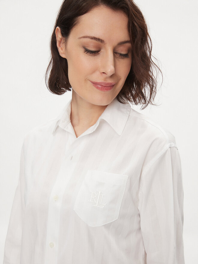 LAUREN RALPH LAUREN Lauren Ralph Lauren Nachthemd ILN32305 Weiß