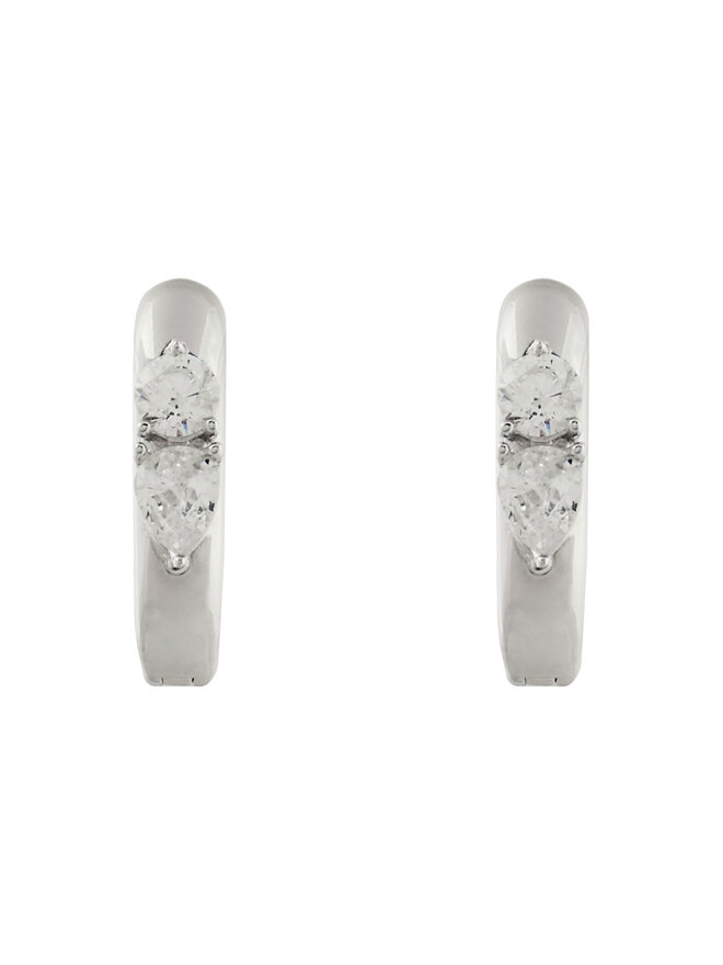 Guess Kolczyki Guess JSBE04 519JW Srebrny