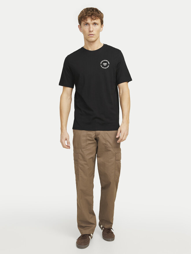 Jack&Jones Jack&Jones Marškinėliai Simon 12269280 Juoda Standard Fit