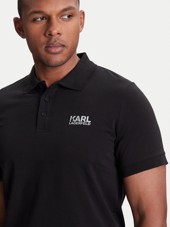 KARL LAGERFELD KARL LAGERFELD Polo 745088 553235 Negro Regular Fit