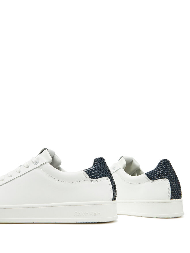 Calvin Klein Сникърси Calvin Klein Low Top Lace Up Woven HM0HM01767 Бял