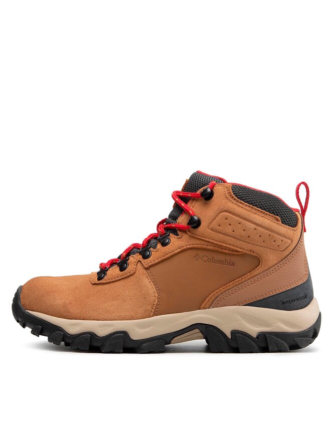 Columbia Newton Ridge Plus II waterdichte wandelschoen van suède voor heren, Shark Zwart, 40 EU