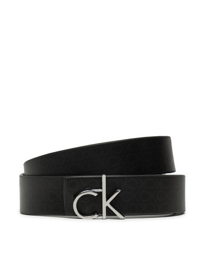 Calvin Klein Moteriškas Diržas Calvin Klein Ck Logo Reversible Belt 3.0 K60K613074 Juoda