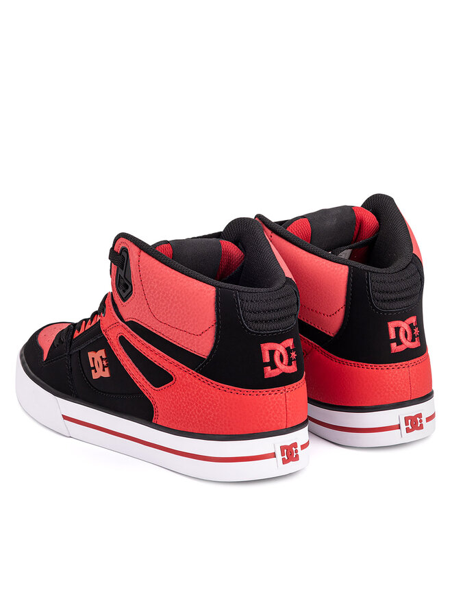 DC Sneakersy DC PURE HIGH-TOP WC ADYS400043-FWB Červená