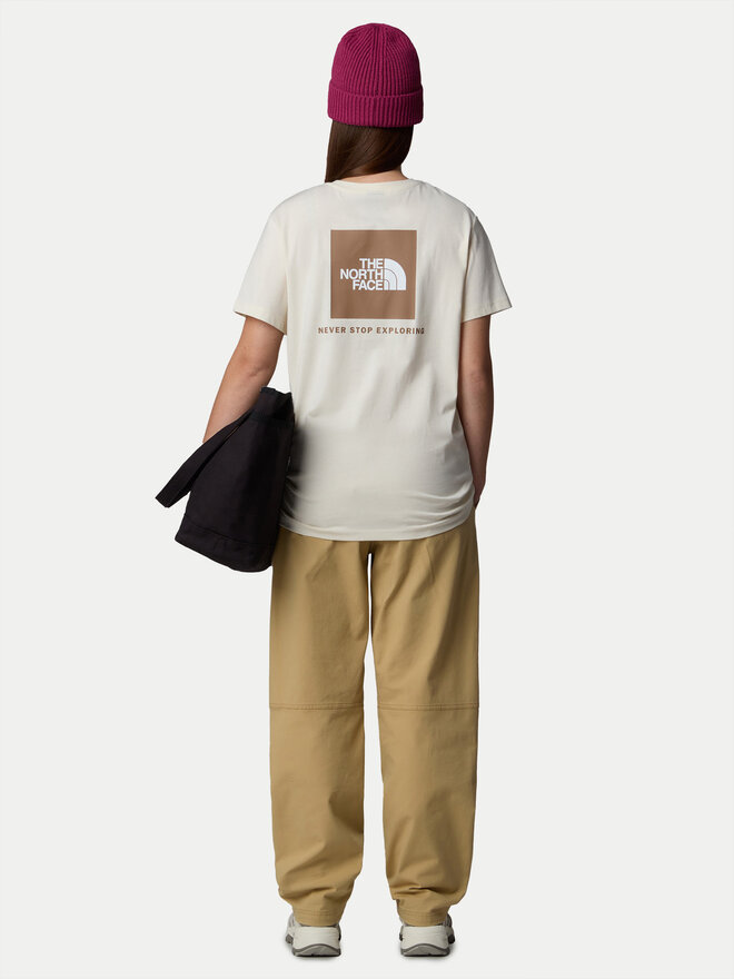 The North Face The North Face Marškinėliai Redbox NF0A87NK Écru Relaxed Fit