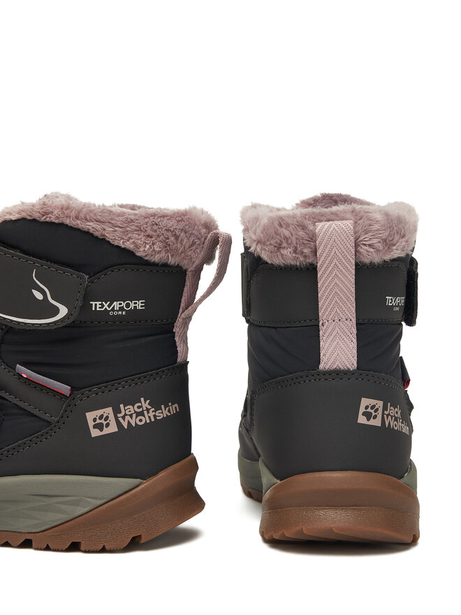 Jack Wolfskin Μπότες Χιονιού Jack Wolfskin Polar Bear-g Texapore High Vc K A62146 Μαύρο