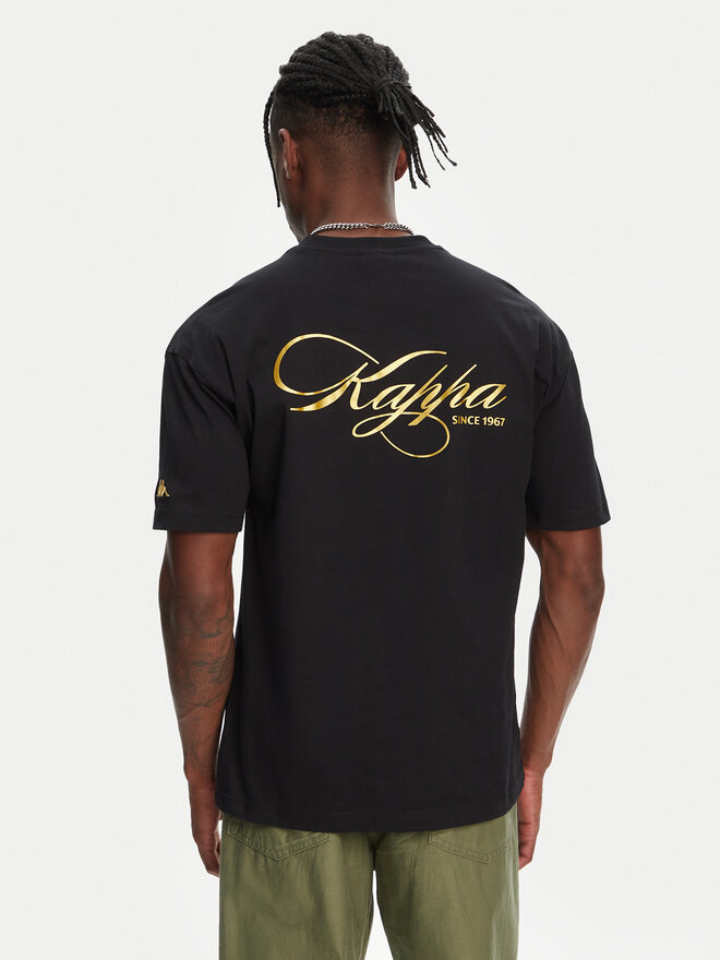Kappa Kappa T-Shirt Norda 361Q6XW Μαύρο Regular Fit