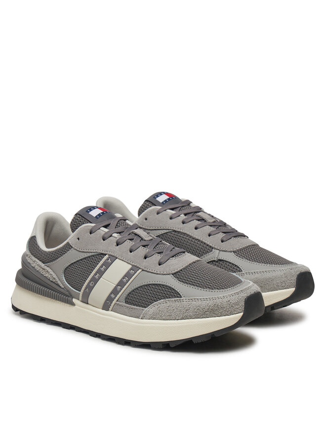 Tommy Jeans Сникърси Tommy Jeans Technical Runner Ess EM0EM01537 Сив