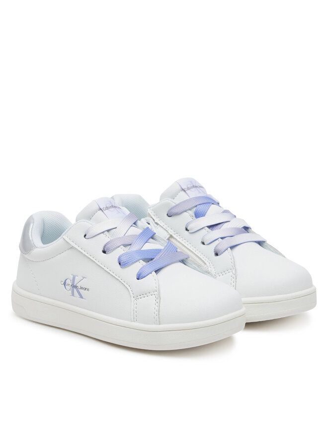 Calvin Klein Jeans Sneakersy Calvin Klein Jeans Low Cut Lace-Up Sneaker V1A9-82009-1355 M Biały