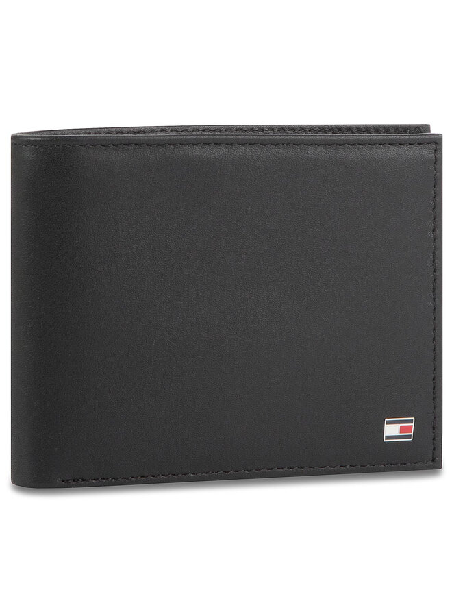 Tommy Hilfiger Veľká pánska peňaženka Tommy Hilfiger Eton Cc And Coin Pocket AM0AM00651 Čierna