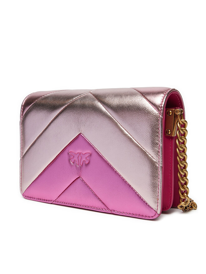 PINKO Дамска чанта Pinko Lowe Click Mini 100067 A1YA Розов
