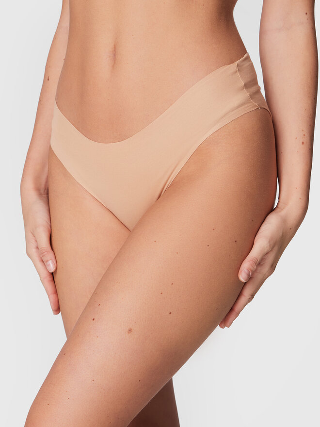 Hanro Hanro Klassischer Damenslip mit hoher Taille 1227 Beige