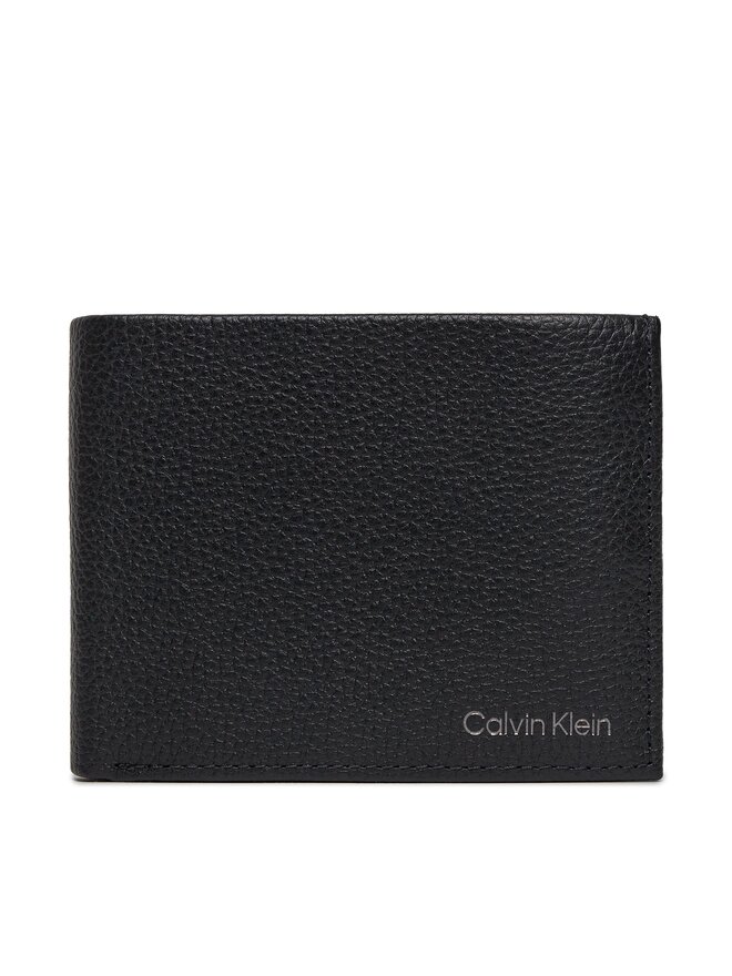 Calvin Klein Portafoglio grande da uomo Calvin Klein Warmth Trifold 10Cc W/Coin L K50K507969 Nero