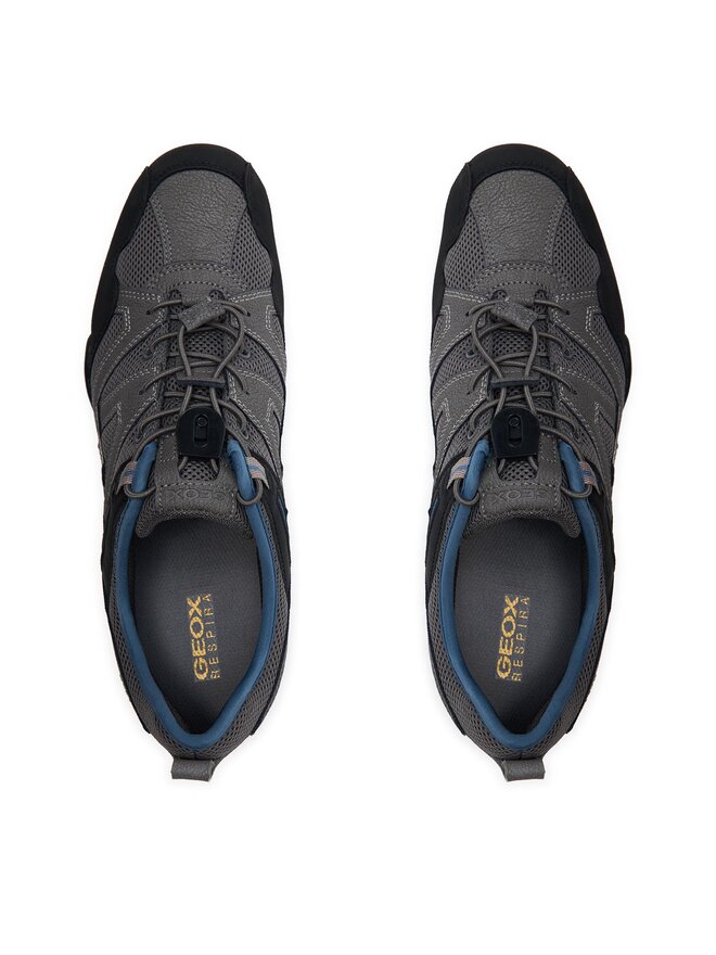 Geox Laisvalaikio batai Geox Uomo Snake U4507C 014EK C9042 Pilka