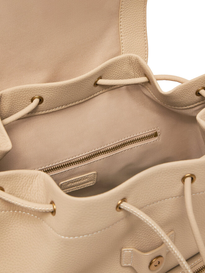 PINKO Batoh PINKO Carrie Backpack PE 25 PLTT 104351 A1LF Béžová