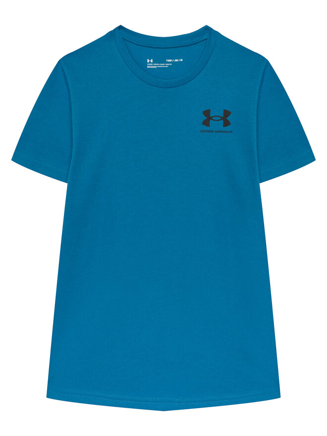 Under Armour Under Armour Футболка Ua Sportstyle Left Chest Ss 1363280 Голубий Loose Fit