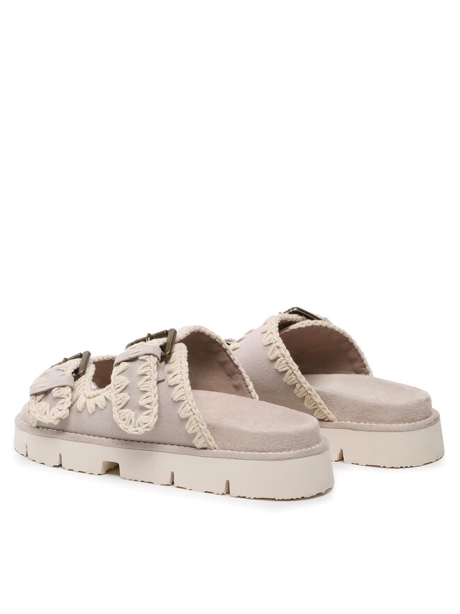 Mou Sandalias Mou New Bio With Buckles SW461005A Écru